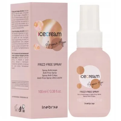 Inebrya Ice Cream Argan Age Frizz-Free Spray przeciw puszeniu się włosów 100ml