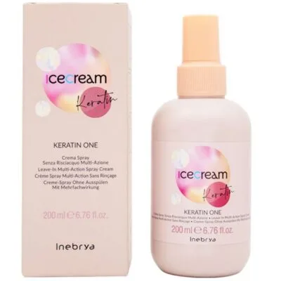 Inebrya Ice Cream Keratin One Spray do włosów 200ml