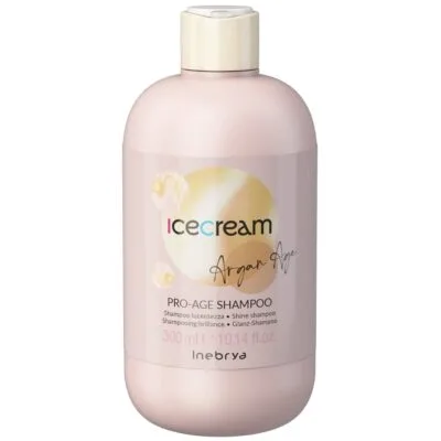 Inebrya Ice Cream Argan Age Pro Szampon nabłyszczający z olejkiem arganowym