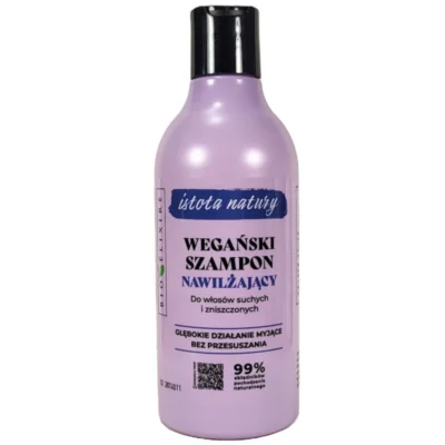 BioElixire Istota Natury Szampon wegański nawilżający 400ml