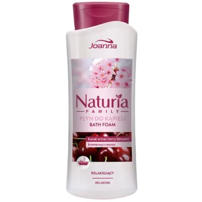 Joanna Naturia Family Płyn do kąpieli kwiat wiśni 750ml