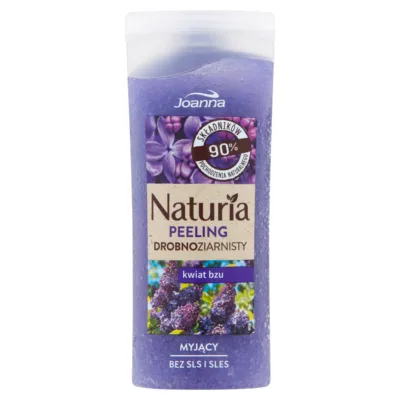 Joanna Naturia Peeling drobnoziarnisty do ciała kwiat bzu 100ml