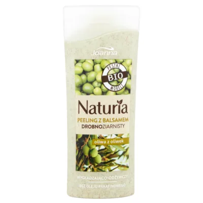 Joanna Naturia Peeling drobnoziarnisty do ciała z balsamem oliwa z oliwek 100ml