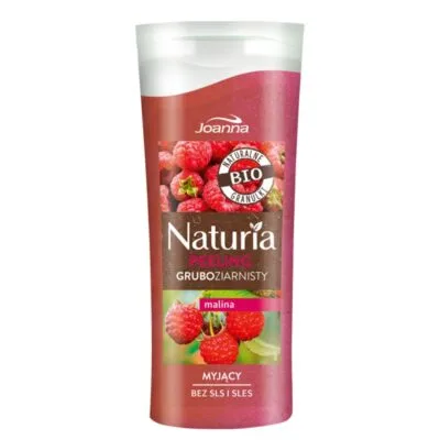 Joanna Naturia Peeling gruboziarnisty do ciała malina 100ml