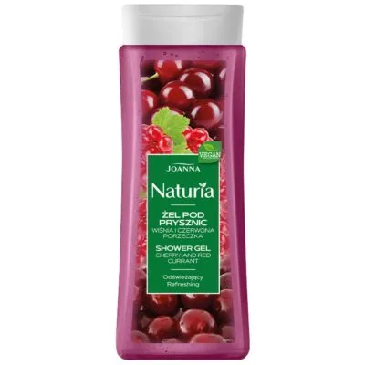 Joanna Naturia Wiśnia/Czerwona Porzeczka Żel pod prysznic 300ml