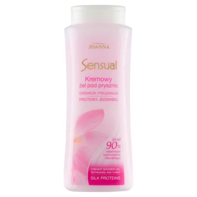 Joanna Sensual Kremowy żel pod prysznic proteiny jedwabiu 500ml