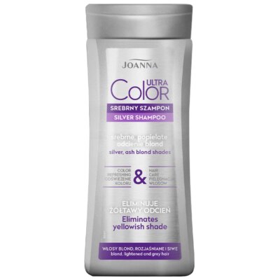 Joanna Ultra Color Szampon odżywiający kolor srebrny/popielaty blond