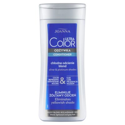 Joanna Ultra Color Odżywka eliminujący żółtawy odcień włosy blond 200g