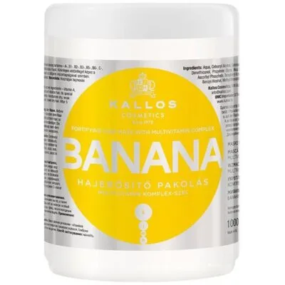 Kallos KJMN Banana Maska wzmacniająca do włosów