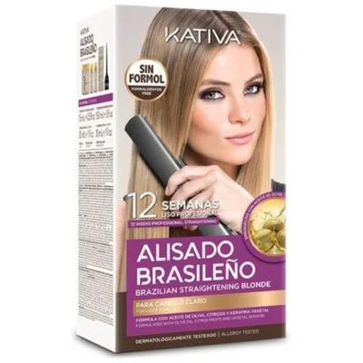 Kativa Alisado Brasileno Blonde Zestaw do keratynowego prostowania włosów