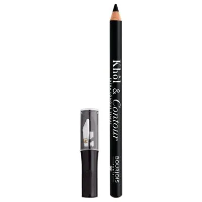 Bourjois Khol&Contour 001 Black Kredka do oczu z temperówką 1.14g