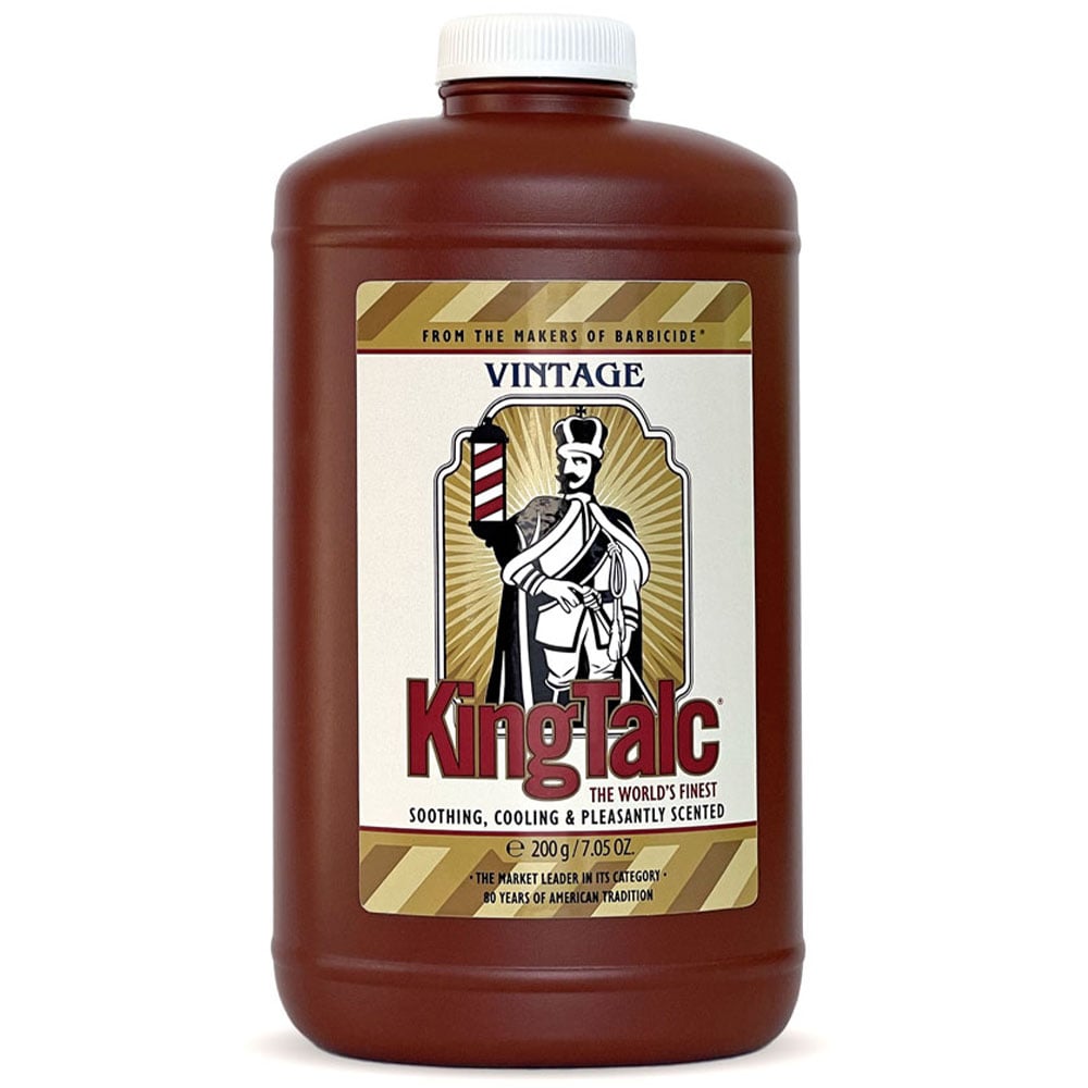 Тальк после бритья Barbicide King Talc Vintage, парикмахерский, 255 г