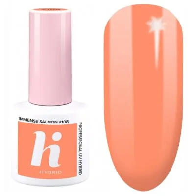 Hi Hybrid Lakier hybrydowy do paznokci 5ml - #108 Immense Salamon
