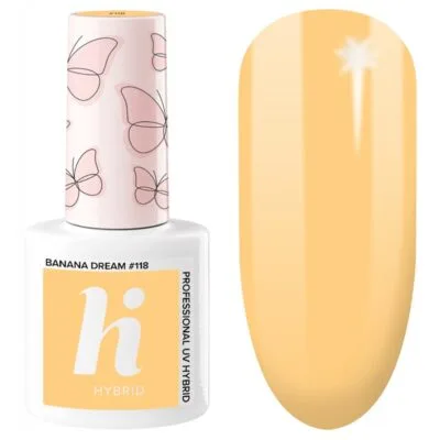 Hi Hybrid Lakier hybrydowy do paznokci 5ml - #118 Banana Dream
