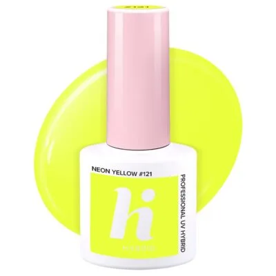 Hi Hybrid Lakier hybrydowy do paznokci 5ml - #121 Neon Yellow