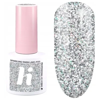 Hi Hybrid Lakier hybrydowy do paznokci 5ml - #133 Sparkling Swan Lake
