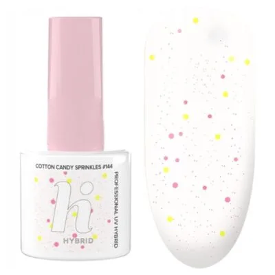 Hi Hybrid Lakier hybrydowy do paznokci 5ml - #144 Cotton Candy Sprinkles