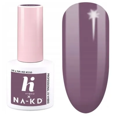 Hi Hybrid x NA-KD Lakier hybrydowy do paznokci 5ml - #210 Dusty Pink