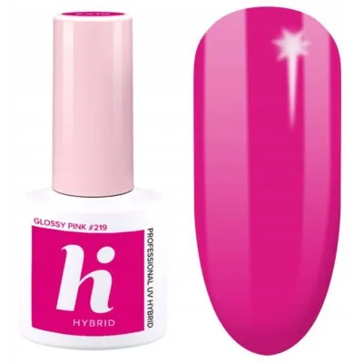 Hi Hybrid Lakier hybrydowy do paznokci 5ml - #219 Glossy Pink