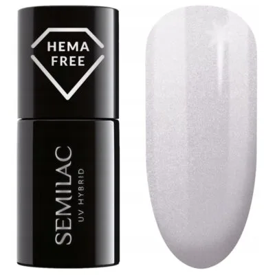 Semilac Lakier hybrydowy do paznokci 7ml - 237 White Pearl