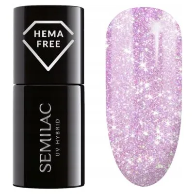 Semilac Lakier hybrydowy do paznokci 7ml - 242 Pink Sands