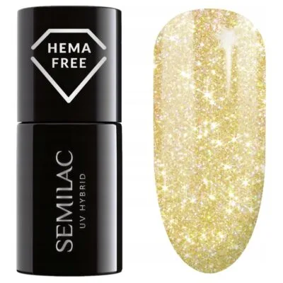 Semilac Lakier hybrydowy do paznokci 7ml - 244 Sunbaked Yellow