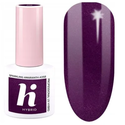HiHybrid Lakier hybrydowy do paznokci - #258 Sparkling Amaranth - 5ml