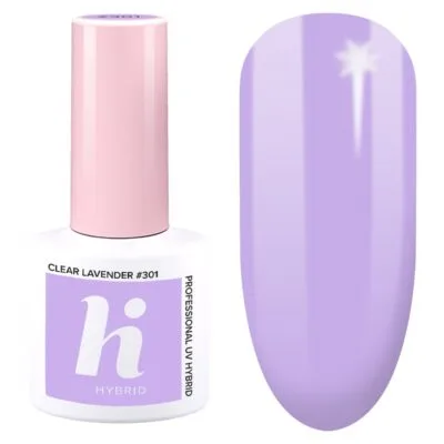 Hi Hybrid Lakier hybrydowy do paznokci 5ml - #301 Clear Lavender