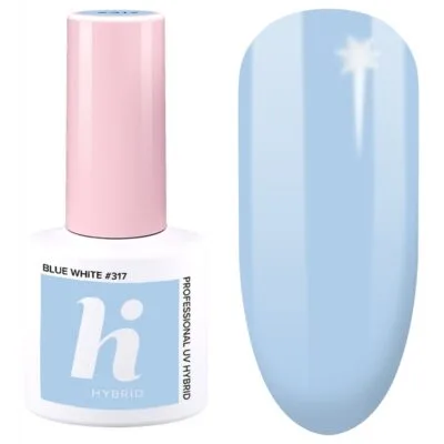 Hi Hybrid Lakier hybrydowy do paznokci 5ml - #317 Blue White