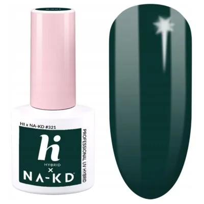 Hi Hybrid x NA-KD Lakier hybrydowy do paznokci 5ml - #321 Stone Grey