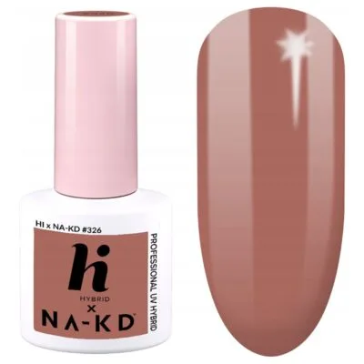 Hi Hybrid x NA-KD Lakier hybrydowy do paznokci 5ml - #326 Warm Nude