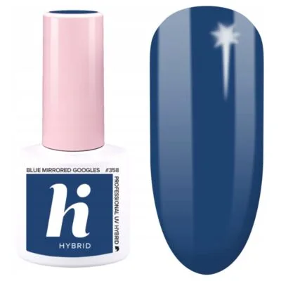 Hi Hybrid Lakier hybrydowy do paznokci 5ml - #358 Blue Mirrored Goggles