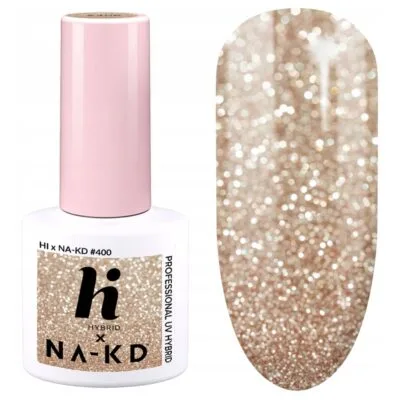 Hi Hybrid x NA-KD Lakier hybrydowy do paznokci 5ml - #400 Glamour Dust