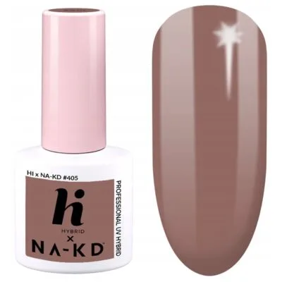 Hi Hybrid x NA-KD Lakier hybrydowy do paznokci 5ml - #405 Deep Beige