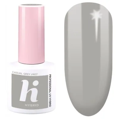 Hi Hybrid Lakier hybrydowy do paznokci 5ml - #407 Casual Grey