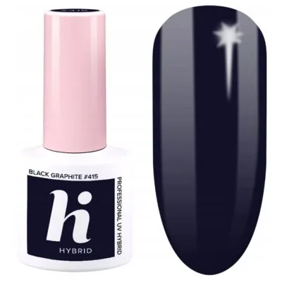 Hi Hybrid Lakier hybrydowy do paznokci 5ml - #415 Black Graphite