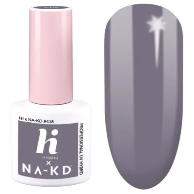 Hi Hybrid x NA-KD Lakier hybrydowy do paznokci 5ml - #418 Stone Beige
