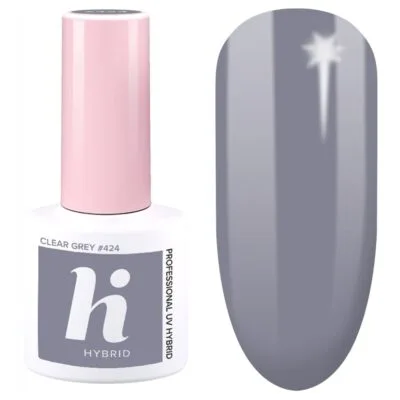 Hi Hybrid Lakier hybrydowy do paznokci 5ml - #424 Clear Grey