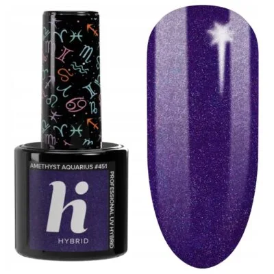 Hi Hybrid Lakier hybrydowy do paznokci 5ml - #451 Amesthyst Aquarius