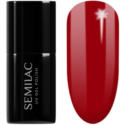 Semilac Lakier do paznokci hybrydowy 7ml - 608 Soft Red