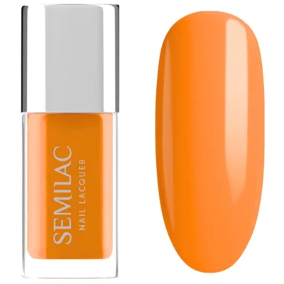 Semilac Lakier do paznokci klasyczny 9ml - 121 Neon Orange