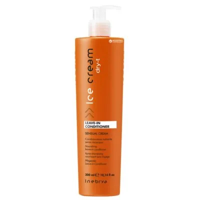 Inebrya Ice Cream Dry-T Leave-In Odżywka bez spłukiwania do suchych włosów 300ml
