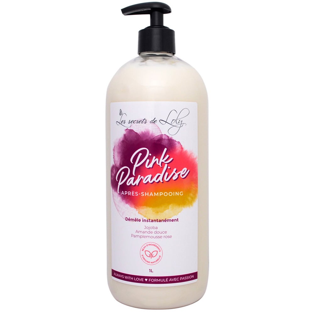 Бальзам для волос Les Secrets de Loly Pink Paradise питательный, увлажняющий, 1000 мл