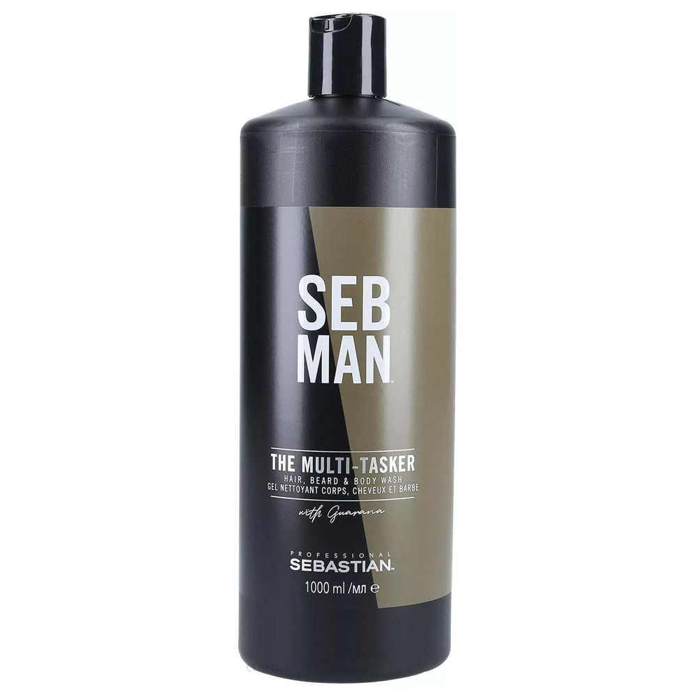 Средство для мытья волос, бороды и тела Sebastian Man The Multitasker 3 в 1, с гуараной, 250 мл