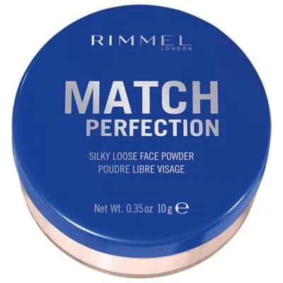Rimmel Match Perfection Puder sypki do twarzy 10g - 001 Transparent