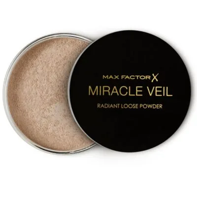 Max Factor Miracle Veil Radiant Loose Powder Translucent Puder do twarzy sypki 4g