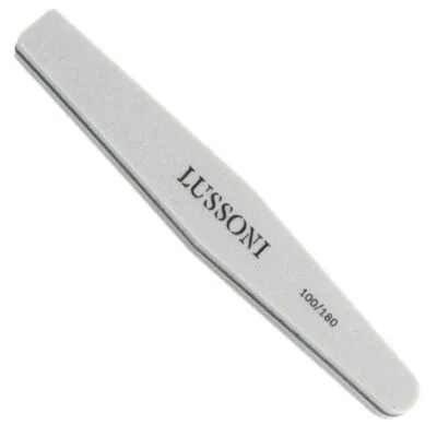 Lussoni Nails Polerka do paznokci diament, szara, 100/180