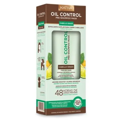 Kativa Oil Control Maska peeling oczyszczający do włosów 200ml