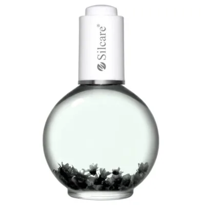 Silcare Oliwka do skórek i paznokci z kwiatkami 75ml - Almond Clear