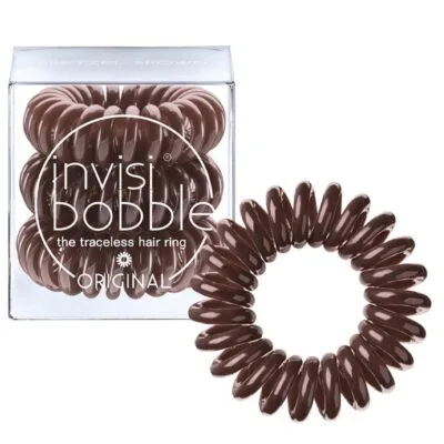 Invisibobble Original Gumki do włosów 3 szt. - Pretzel Brown